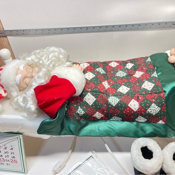 Original Grandeur Noel Collectors Edition Sleeping Whistling Santa Works W/ Box - Picture 1 of 16